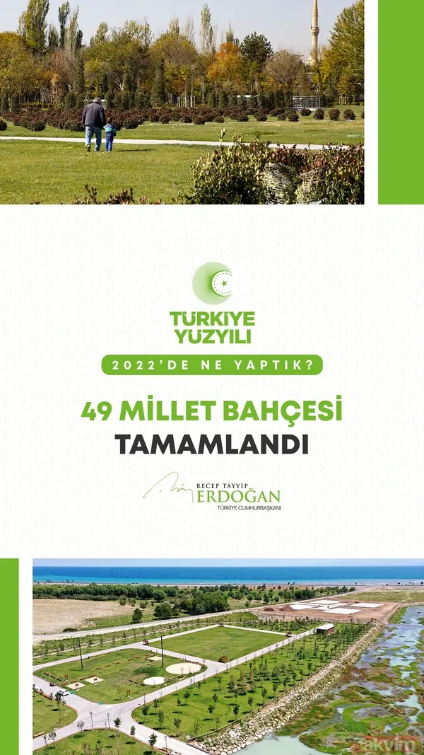 Başkan Erdoğan'dan yeni yıl mesajı! "Şimdi 2022'de ülkemize kazandırdıklarımızı milletimizle paylaşma vakti" İşte o projeler... - 7