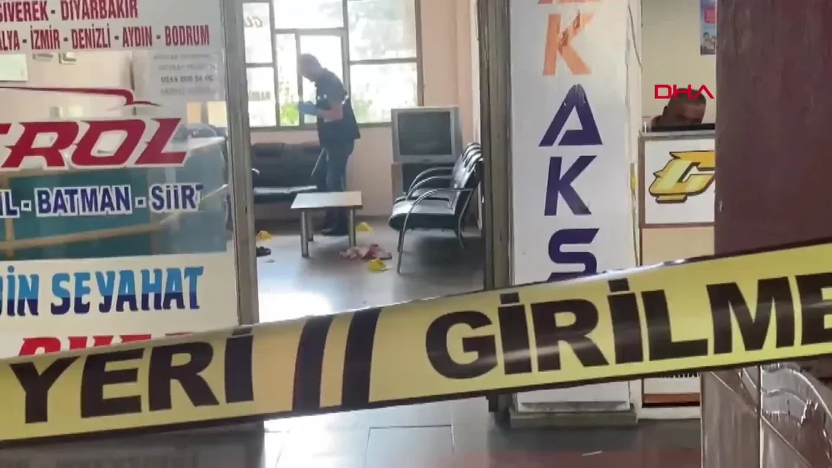 Otogarda silahlı saldırı: 1 ölü!