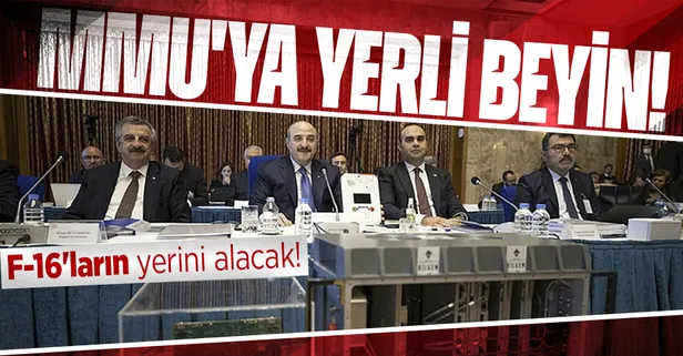 Milli Muharip Uçak'a yerli beyin! Bakan Varank Meclis'te tanıttı
