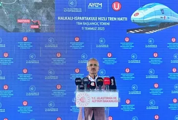 Halkalı-Kapıkule Hızlı Tren Projesi'nin üçüncü fazında tünel açma çalışmaları başladı! Seyahat süresi 4 saatten 1,5 saate inecek!