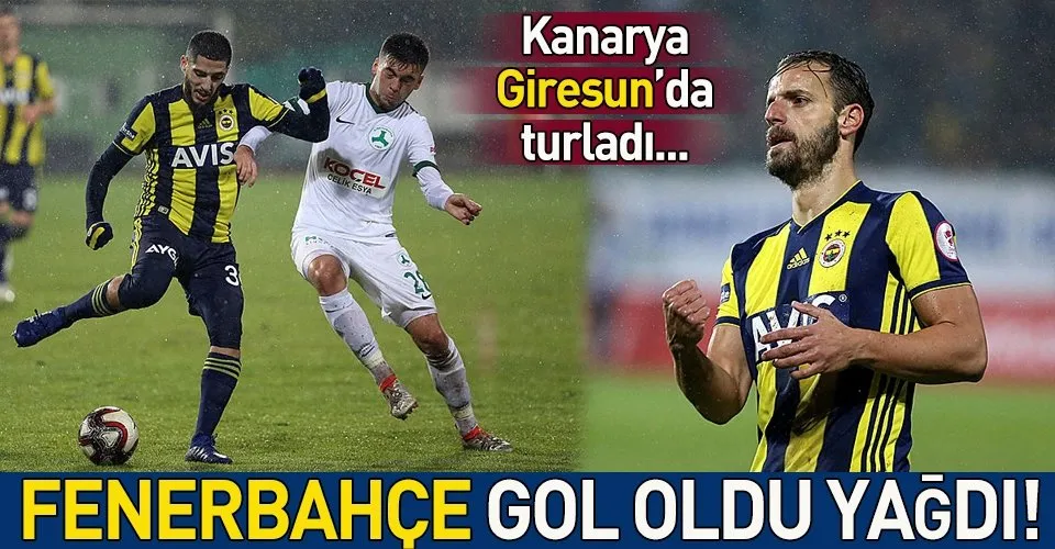 Giresunspor U Deplasmanda 5 2 Yenen Fenerbahce Kupaya Tutundu Takvim