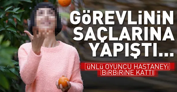 Ünlü oyuncu Serap Maltaş hastaneyi birbirine kattı