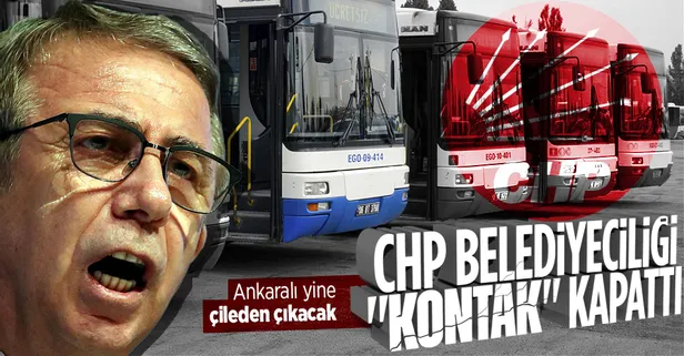 CHP belediyeciliğinin iflası! Ankara'da özel halk otobüsleri kontak kapattı
