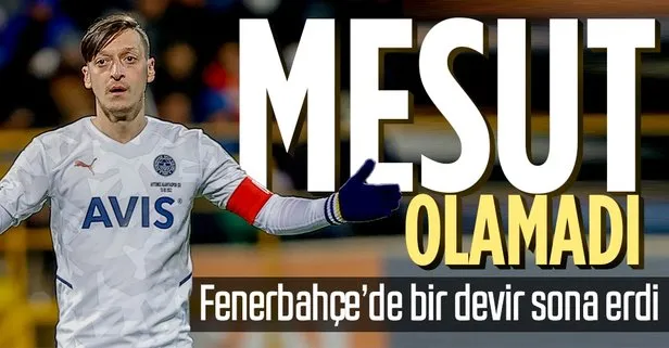 SON DAKİKA! Fenerbahçe’de Mesut Özil ile yollar ayrıldı