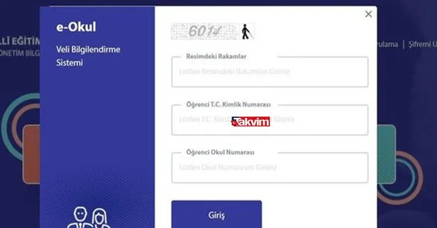 e-okul.meb.gov.tr: Dijital karne sorgulama ekranı!