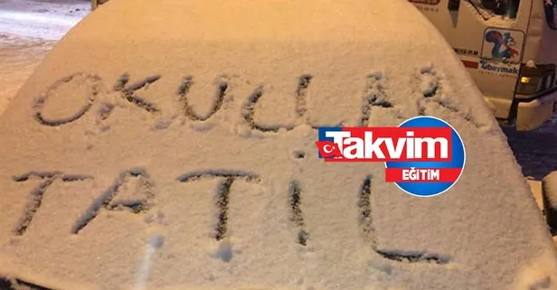 20 Ocak Tekirdağ’da okullar tatil mi? Yarın Bartın, Zonguldak, Karabük’te okul var mı? Kar tatili olan illerin tam listesi haberimizde