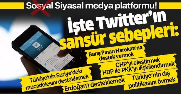 Twitter'dan ifade özgürlüğüne sansür!