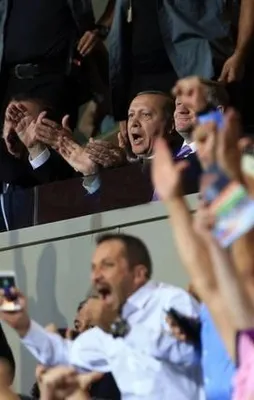 Cumhurbaşkanı Erdoğan büyük heyecan yaşadı