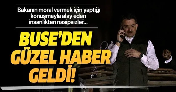 Bekir Pakdemirli’nin enkaz altında kalan Buse ile telefon konuşmasına tüm Türkiye şahit olmuştu! Buse’den yeni haber geldi...
