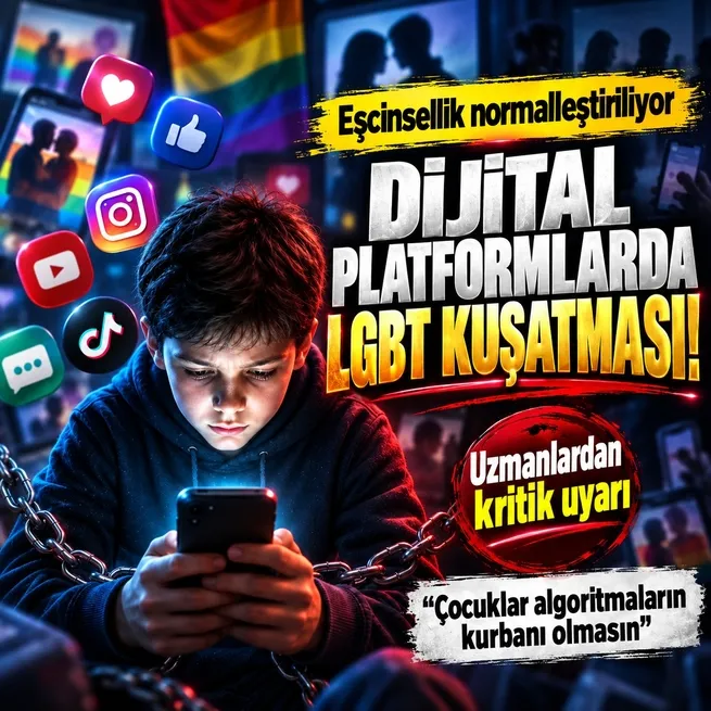 Dijital platformlar eşcinselliği normalleştiriyor! Uzmanlardan kritik uyarı: Çocuklar algoritma kurbanı olmasın