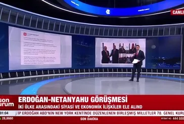 Başkan Erdoğan ABD’de İsrail Başbakanı Binyamin Netanyahu ile görüştü