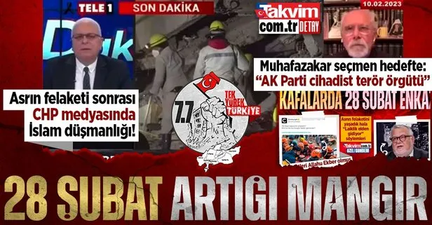 Asrın felaketi sonrası CHP medyasında İslam düşmanlığı! 28 Şubat artığı Merdan Yanardağ’dan rezil sözler: Muhafazakar seçmen hedefte