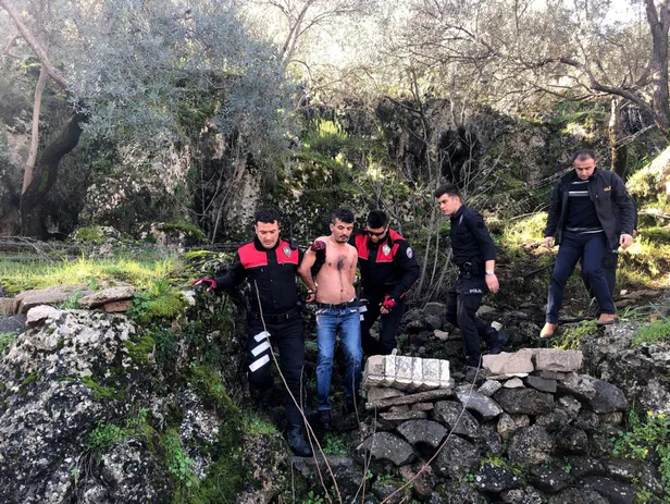 Muğla'da iğrenç saldırı! Polis yarı çıplak ormanda yakaladı-3