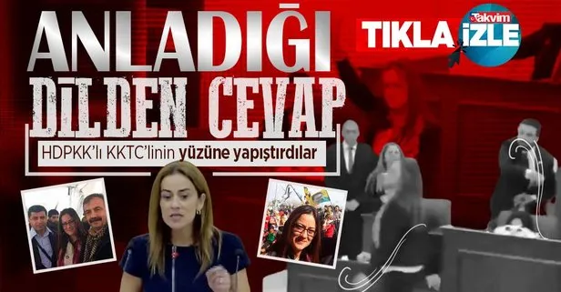 Türkiye karşıtı KKTC’li vekile anladığı dilden cevap: Peçete fırlattılar