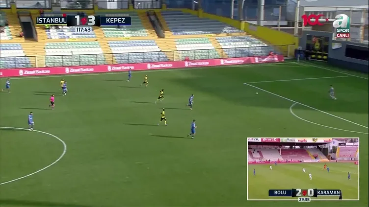 GOL | İstanbulspor 2-3 Kepez Spor Futbol A.Ş.