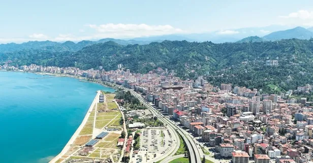 Rize'nin denize yaptığı dolgu ile Türkiye'nin yüzölçümü büyüdü