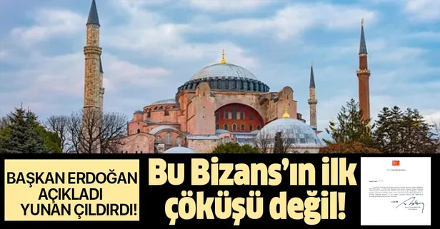 Bizans'ın ilk çöküşü değil! 'Ayasofya kararı Yunanlıları çıldırttı'