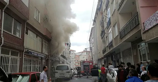 Tekirdağ Çorlu'da 5 katlı binada yangın!