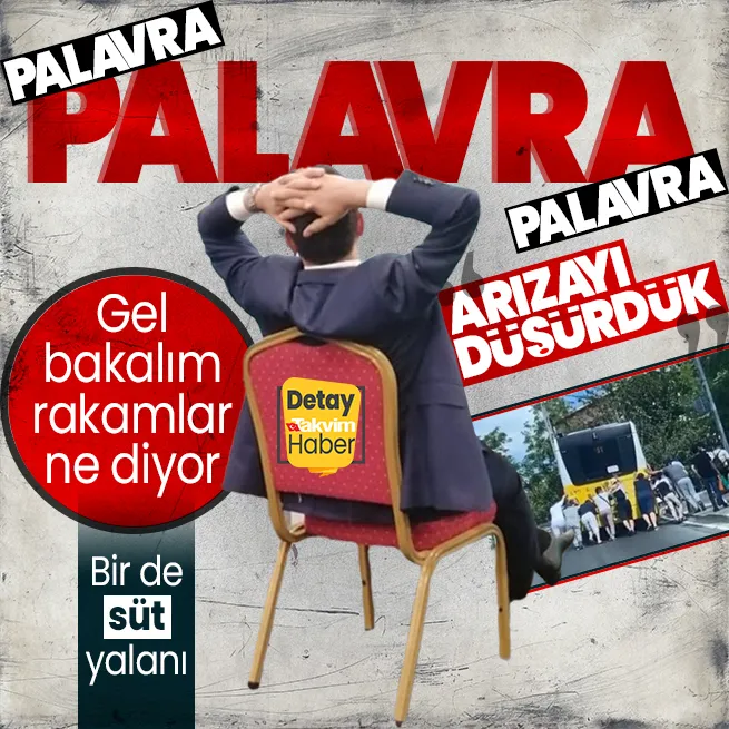 CHPli İBB Başkanı Ekrem İmamoğlunun İETT palavrası elinde patladı! Arıza sayısı yükseliyor! Bir de süt palavrası
