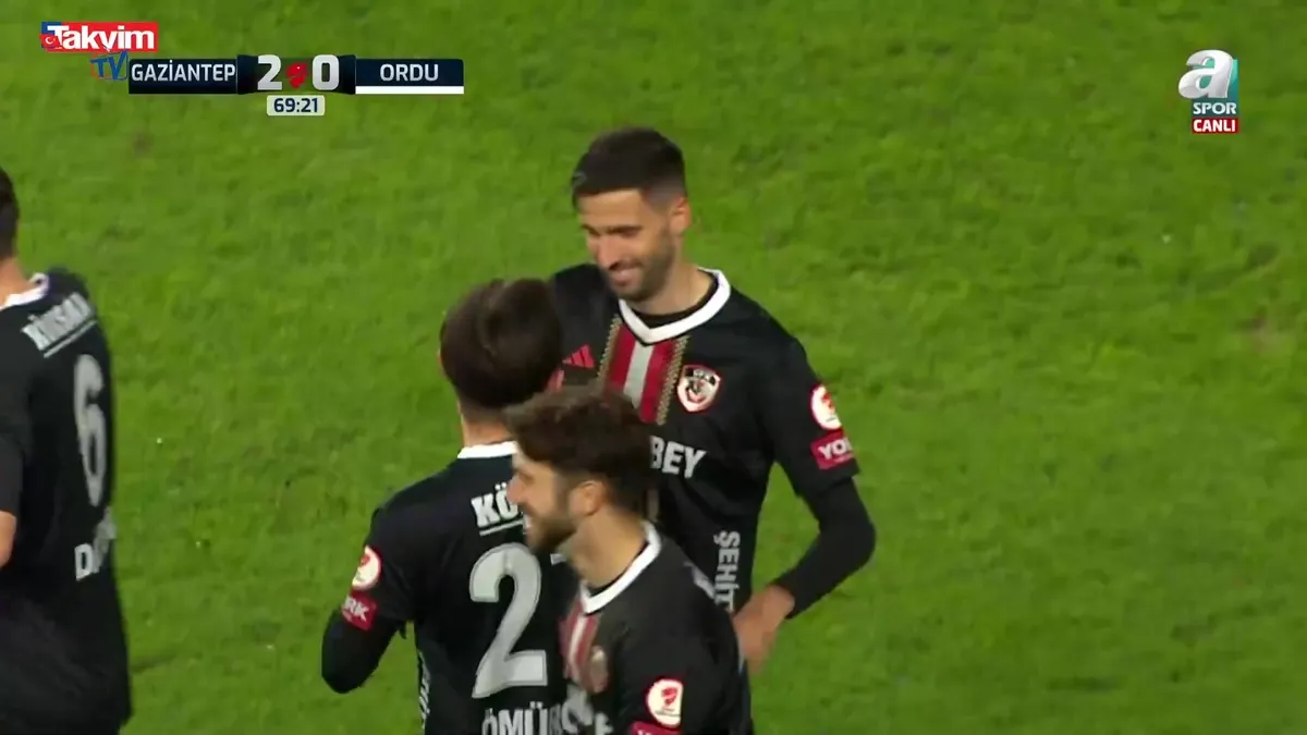 GOL: Gaziantep 2-0 Orduspor