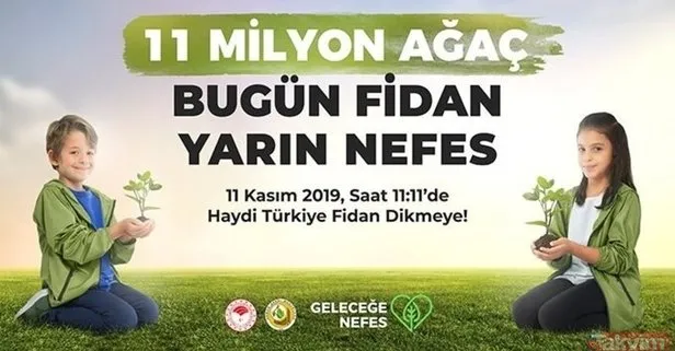 Geleceğe Nefes fidan dikme kampanyasına nasıl başvuru yapılır? Fidan dikimi ne zaman, nerelerde yapılacak?