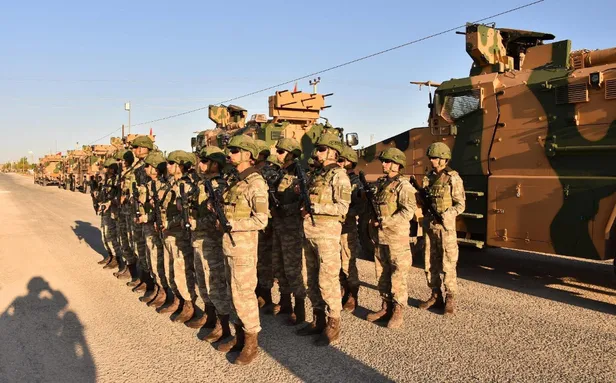 Sınırda sıcak gelişme! ABD ile ortak kara devriyesi tamamlandı-4