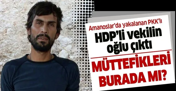 SON DAKİKA: Firari eski HDP milletvekilinin terörist oğlu Amanoslar’da sağ olarak yakalandı
