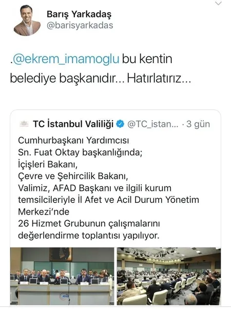'Ekrem İmamoğlu'nun AFAD toplantısına çağrılmadığı' yalanını kimler yaydı? İşte deprem yalancıları-8