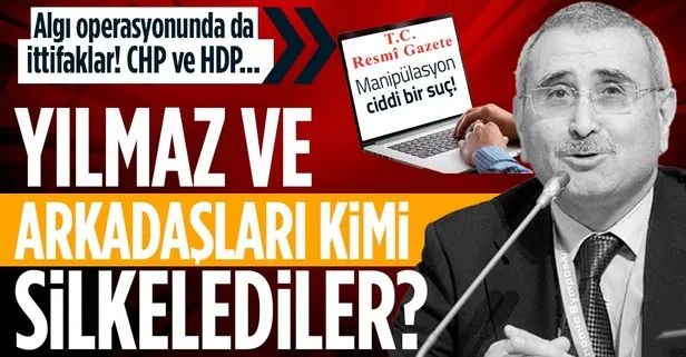 Algı operasyonunda da ittifaklar! İYİ Partili Durmuş Yılmaz’ın skandal Resmi Gazete iftirasına CHP ve HDP’den destek geldi!