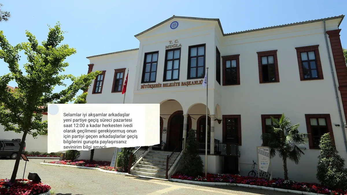 Muğla Büyükşehir Belediyesi işçilerine Yeni Parti …