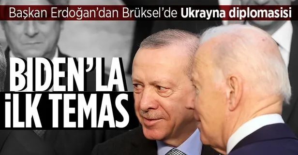 Başkan Erdoğan’dan Brüksel’de Ukrayna diplomasisi!