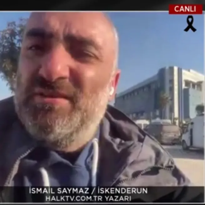 İsmail Saymaza deprem bölgesinde şok: Provokatörlük yapma helikopterlere bak! Yayından kaçtı