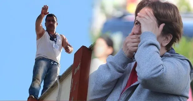 İntihar için çatıya çıktı, söyledikleri şok etti!