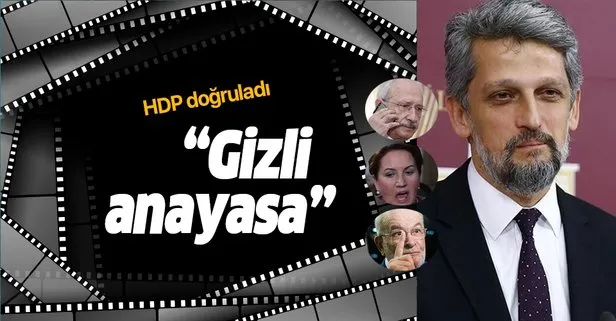 HDP Diyarbakır Milletvekili Garo Paylan, ’’gizli anayasa’’ çalışmalarını doğruladı