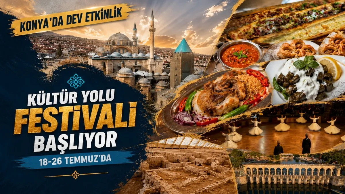 Konya Kültür Yolu Festivali başlıyor