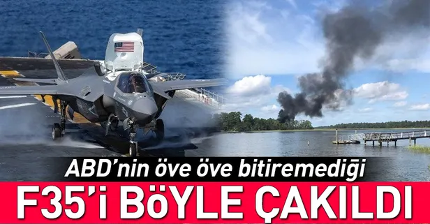 ABD'nin F35 savaş uçağı düştü