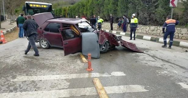 Sarhoş sürücüden feci kaza: 5 yaralı