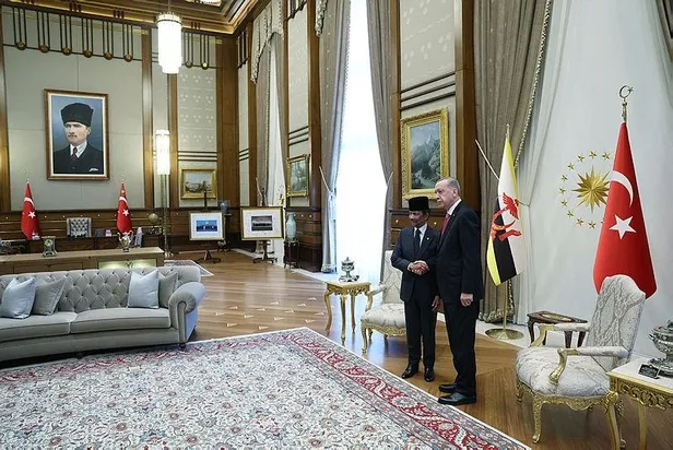 Başkan Erdoğan'dan Brunei Darüsselam Sultanı ile ortak basın toplantısında önemli açıklamalar-8