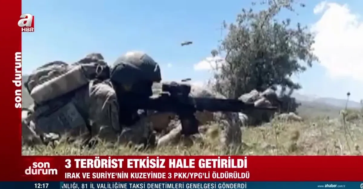MSB: 3 terörist etkisiz hale getirildi