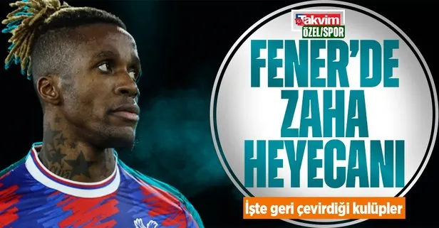 Kanarya Zaha’yı bekliyor! Avrupa’da en yüksek rakamı Fenerbahçe teklif etti...