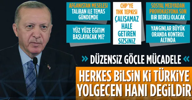 Son dakika: Başkan Erdoğan'dan net mesaj: Herkes bilsin ki Türkiye yolgeçen hanı değildir