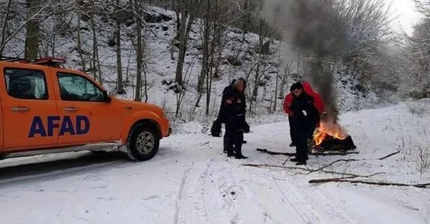 Ormanda kaybolan 4 kişi 10 saat sonra bulundu
