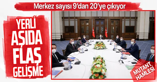 Son dakika: Cumhurbaşkanlığı Külliyesi'nde yapılan 'Yerli aşı' toplantısının ardından flaş açıklama!