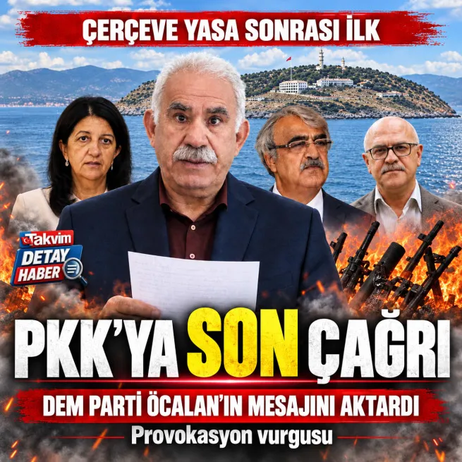 DEM Parti İmralı heyeti Öcalan ile 17. görüşmesinin detaylarını paylaştı: PKKya bir silah bırakma çağrısı daha