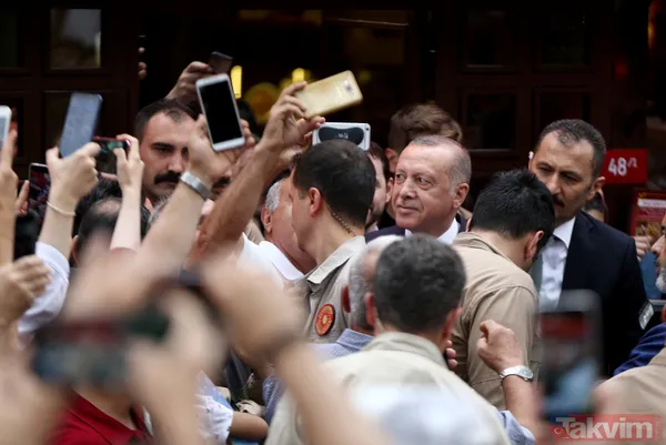 Başkan Erdoğan'a Çengelköy'de vatandaşlardan yoğun ilgi - 2