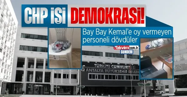 CHP’li Antalya Büyükşehir Belediyesi’yle ilgili skandal iddia: Kemal Kılıçdaroğlu’na oy vermeyen çalışanı darbettiler