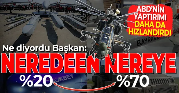 ABD'nin yaptırımları çalışmaları hızlandırdı! Savunma sanayisindeki yerlilik oranı yüzde 20'lerden 70'lere ulaştı