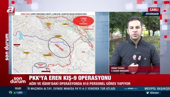 SON DAKİKA! Ağrı ve Iğdır'da terör örgütü PKK'ya karşı Eren Kış-9 operasyonu! 910 personel katılıyor