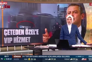 Çeteden Özgür Özel’e “VIP” hizmet!