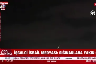 İran füzeleri İsrail'i vuruyor!